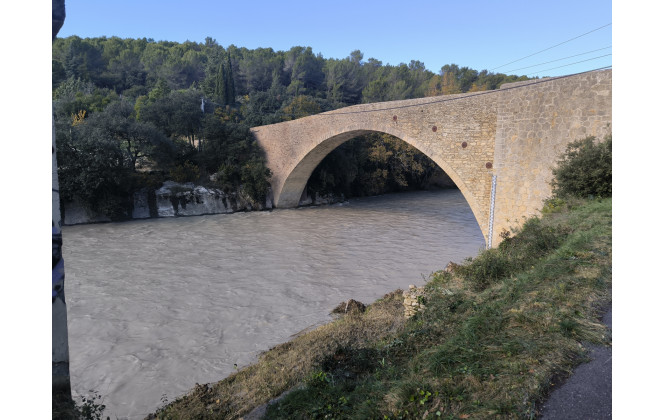 Pont romain, l'Ouvèze 